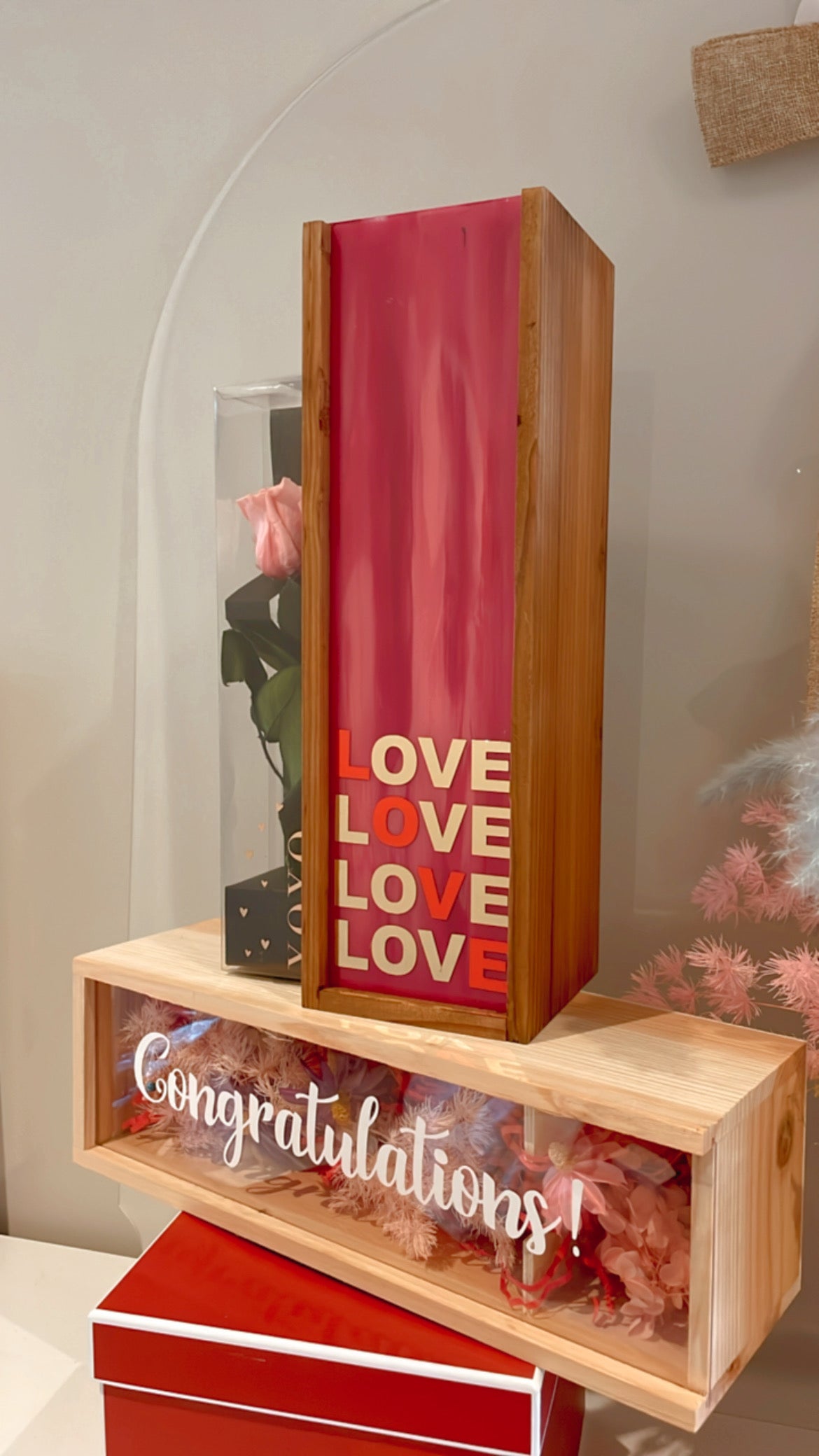 Personalised Wooden Gift Box - Wedding Keepsake Gift