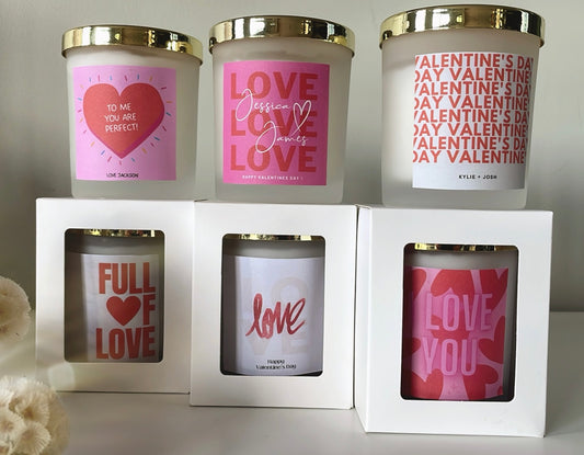 Valentines Day Collection Candles