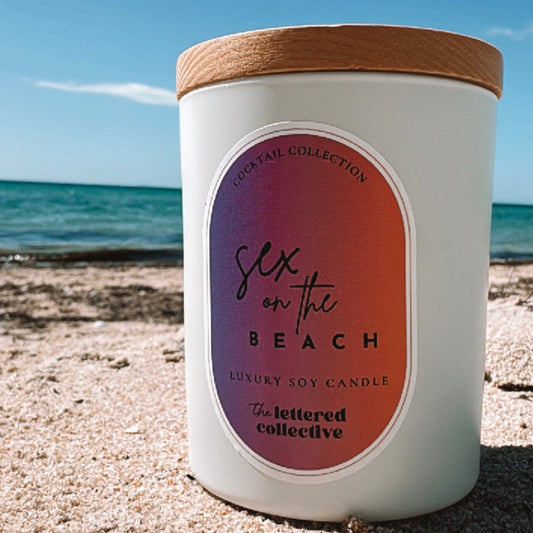 Sex on the beach candle - Handmade in Australia - Cocktail collection Candles