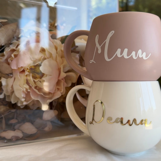 Mothers day personalised sung mug