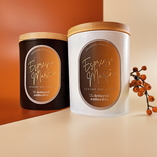 Espresso Martini Soy Candle - Cocktail collection