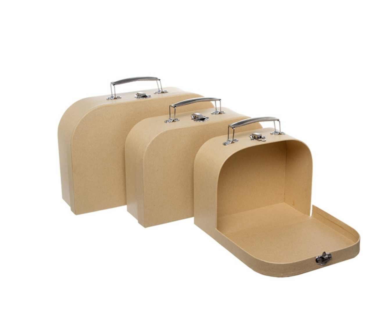 Personalised Mini Suitcase Keepsake Gift Box - kraft brown